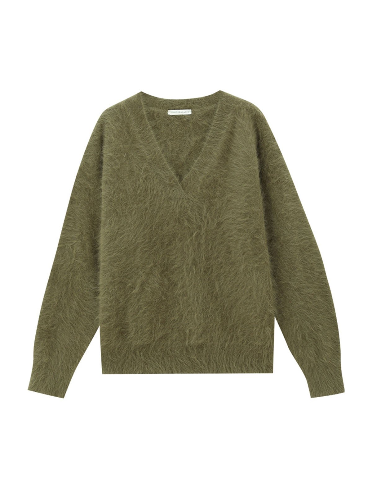 45% Imitation Cashmere Deep V-neck Sweater in Winter L4215241143 - 图片 2