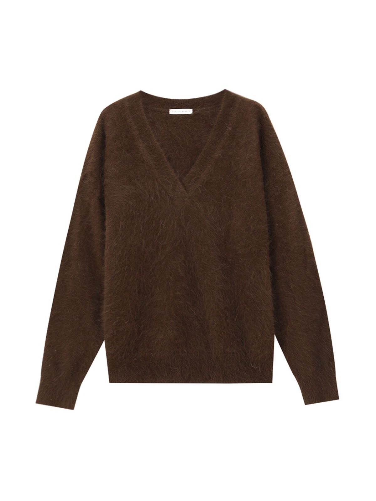 45% Imitation Cashmere Deep V-neck Sweater in Winter L4215241143 - 图片 4