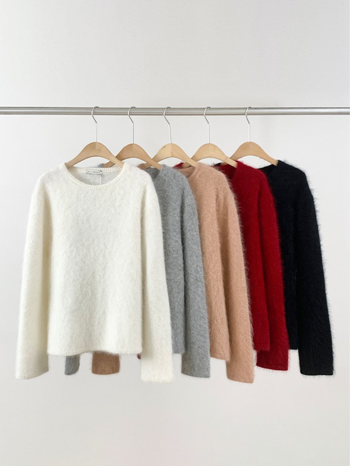 10% Australian Wool and 20% Cashmere Women Sweater L4215231034 - 图片 8