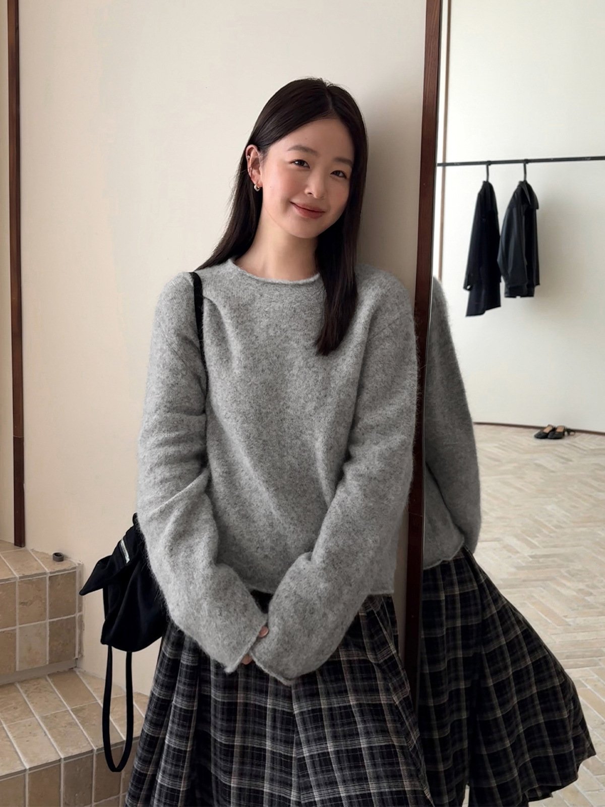 40% Alpaca and Wool Warm Pullover Sweater 25893 - 图片 3