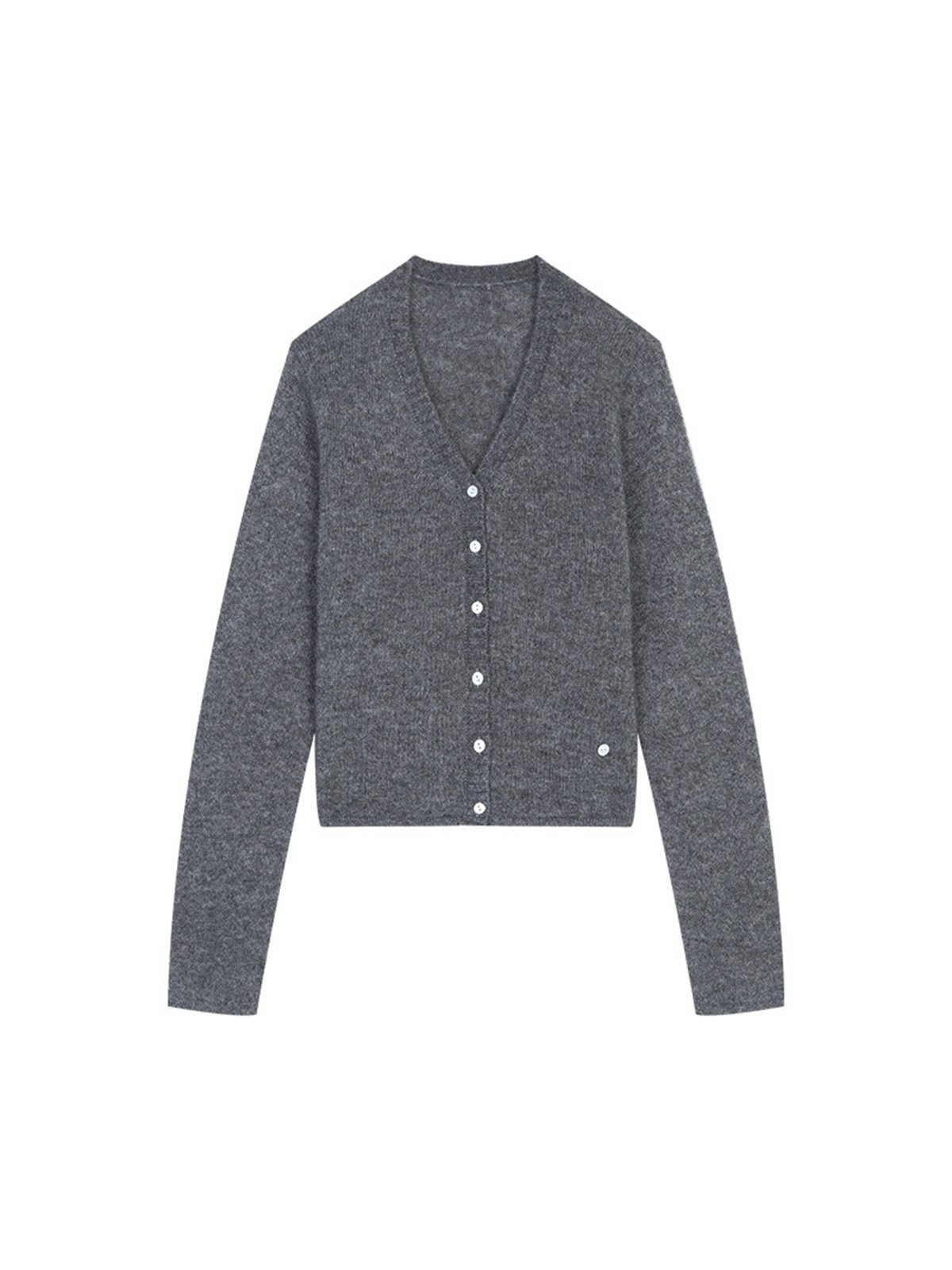 75% Cashmere and 25% Silk Cardigan Top 53MG57383 - 图片 4