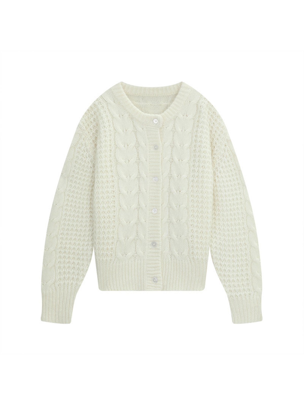 Mohair Wool cardigan knitwear 54MP57930 - 图片 6