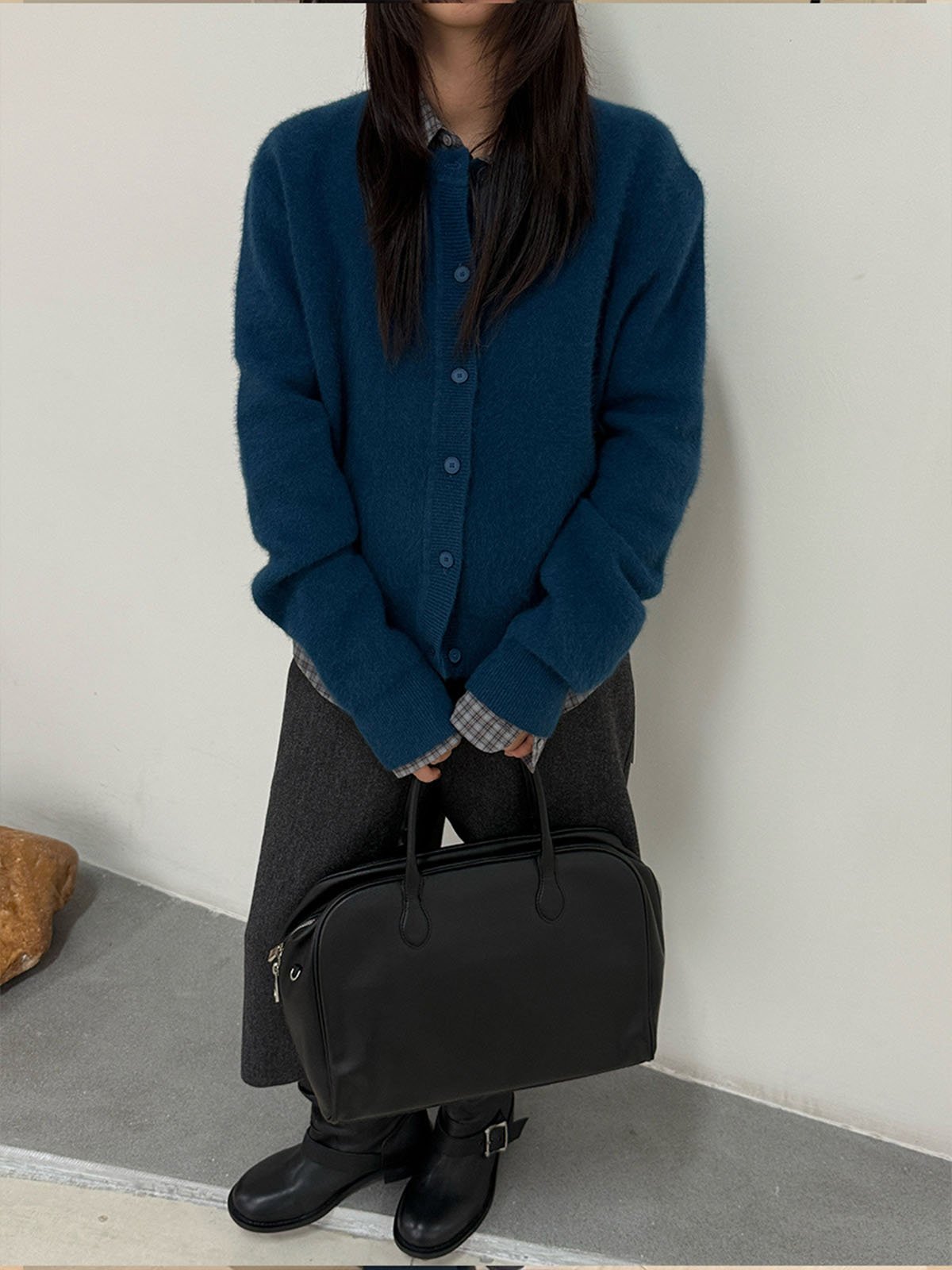 Warm Raccoon fur Cardigan 58323