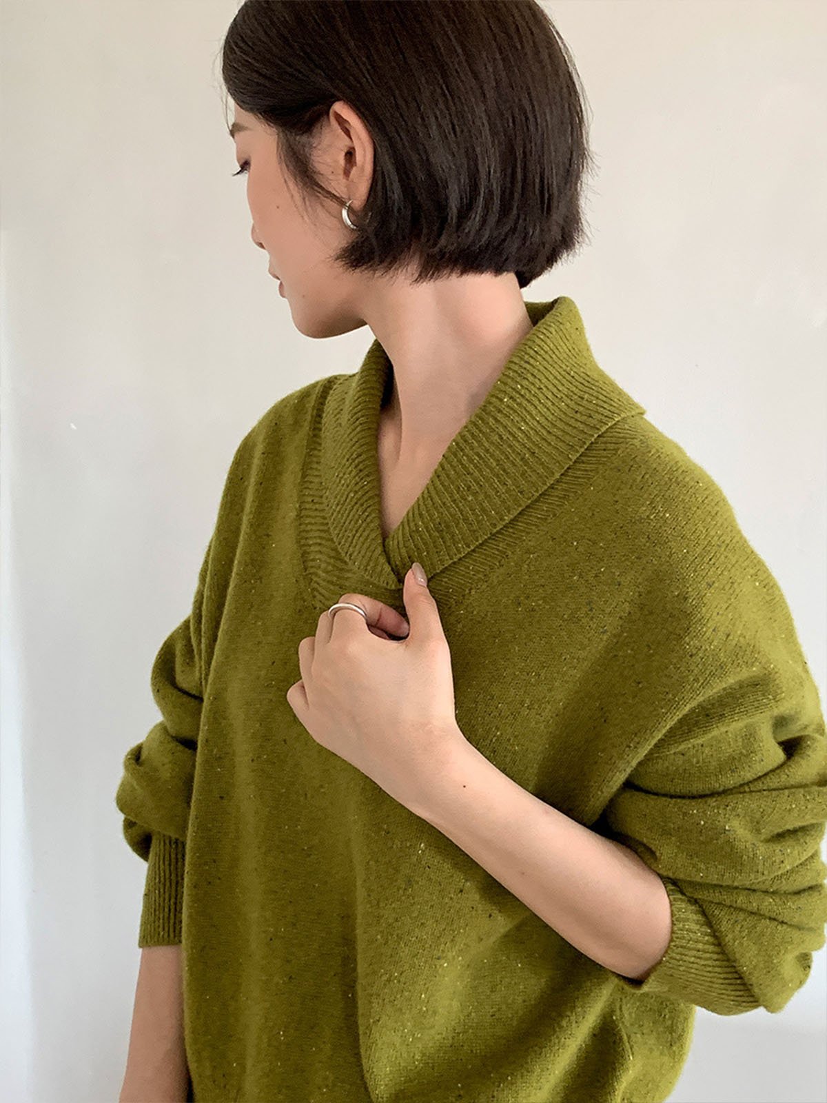 Skin-friendly Knitted100% Pure Wool Sweater 57281