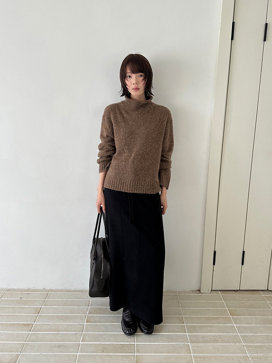 Wool and Tencel Turtleneck Warm Sweater 54ME57855 - 图片 2