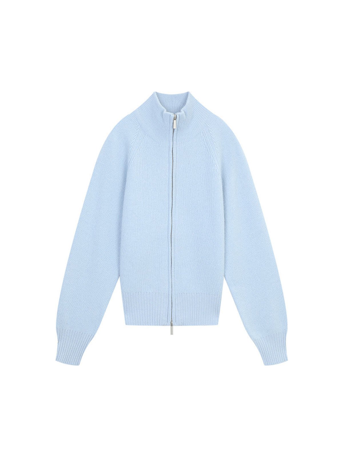 High-neck Woolen Coat Skin-Friendly knitwear for Women 57835 - 图片 4