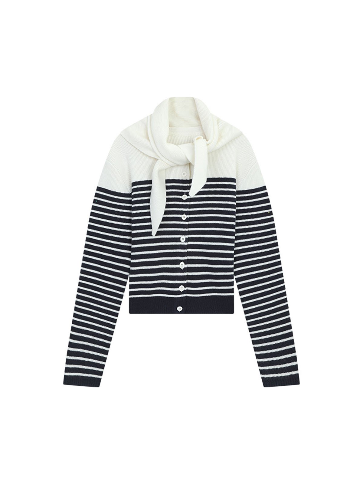 Small Square Scarf Cardigan58515 - 图片 5