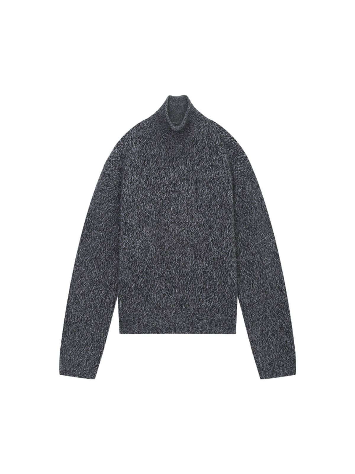 Wool and Tencel Turtleneck Warm Sweater 54ME57855 - 图片 6