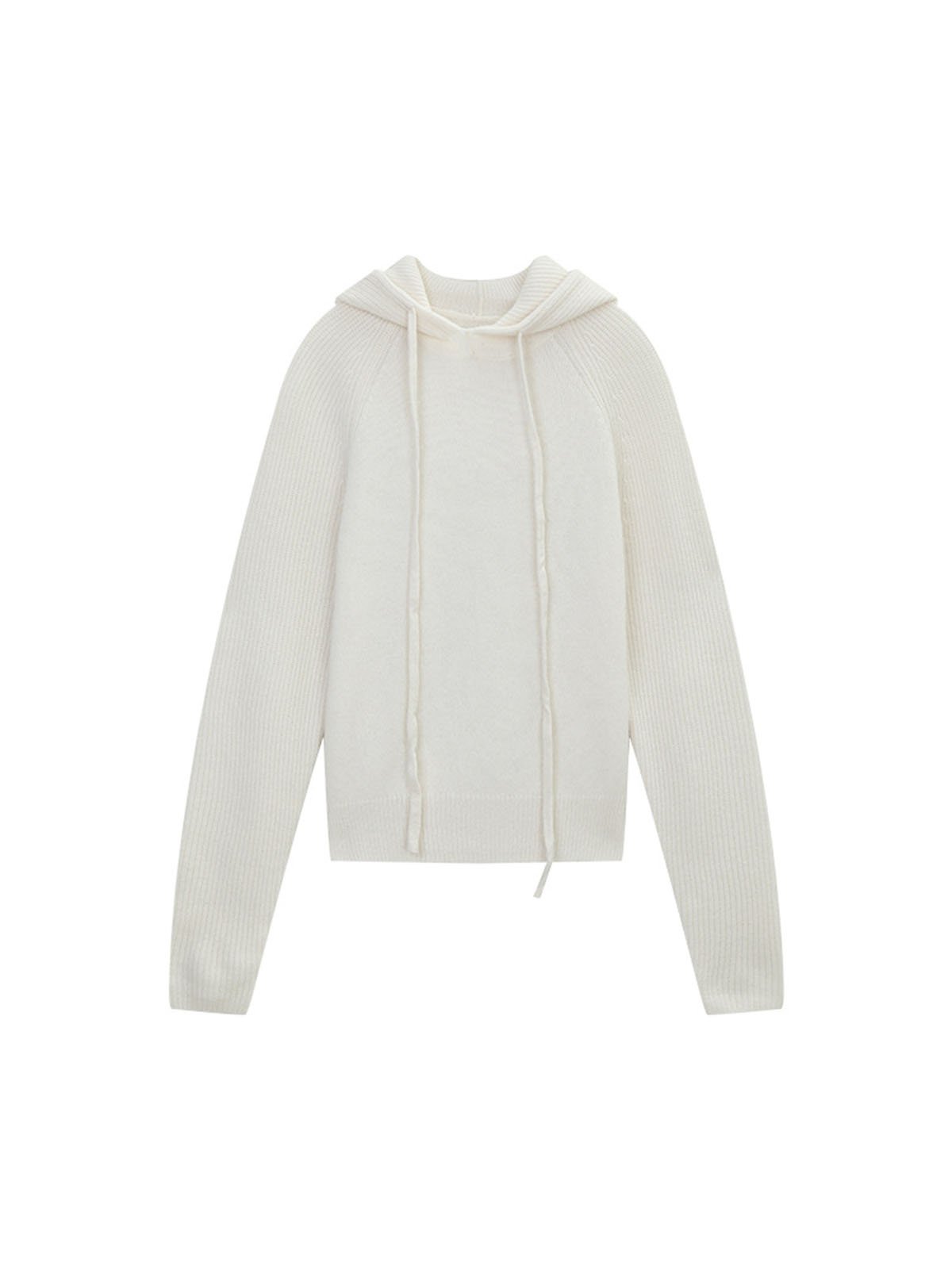 5%Cashmere and 95%Wool Hooded Sweater 54MG58156 - 图片 6