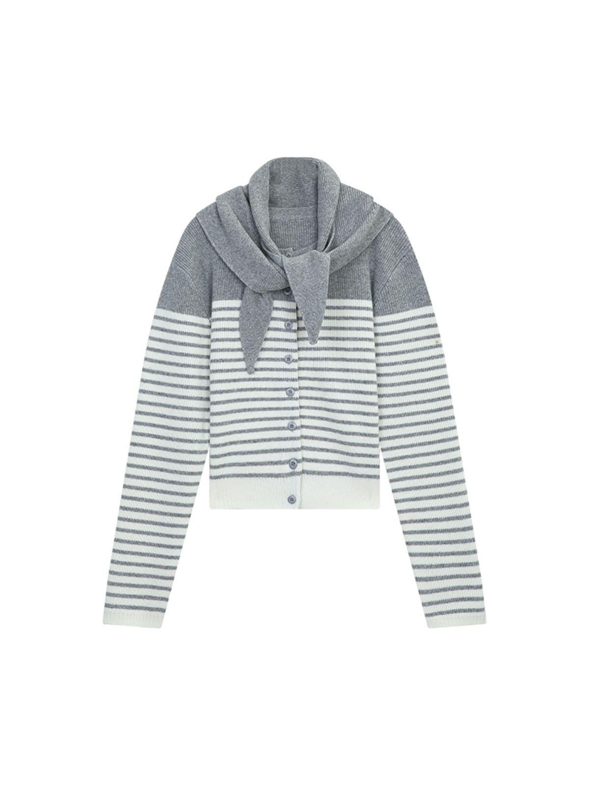 Small Square Scarf Cardigan58515 - 图片 6