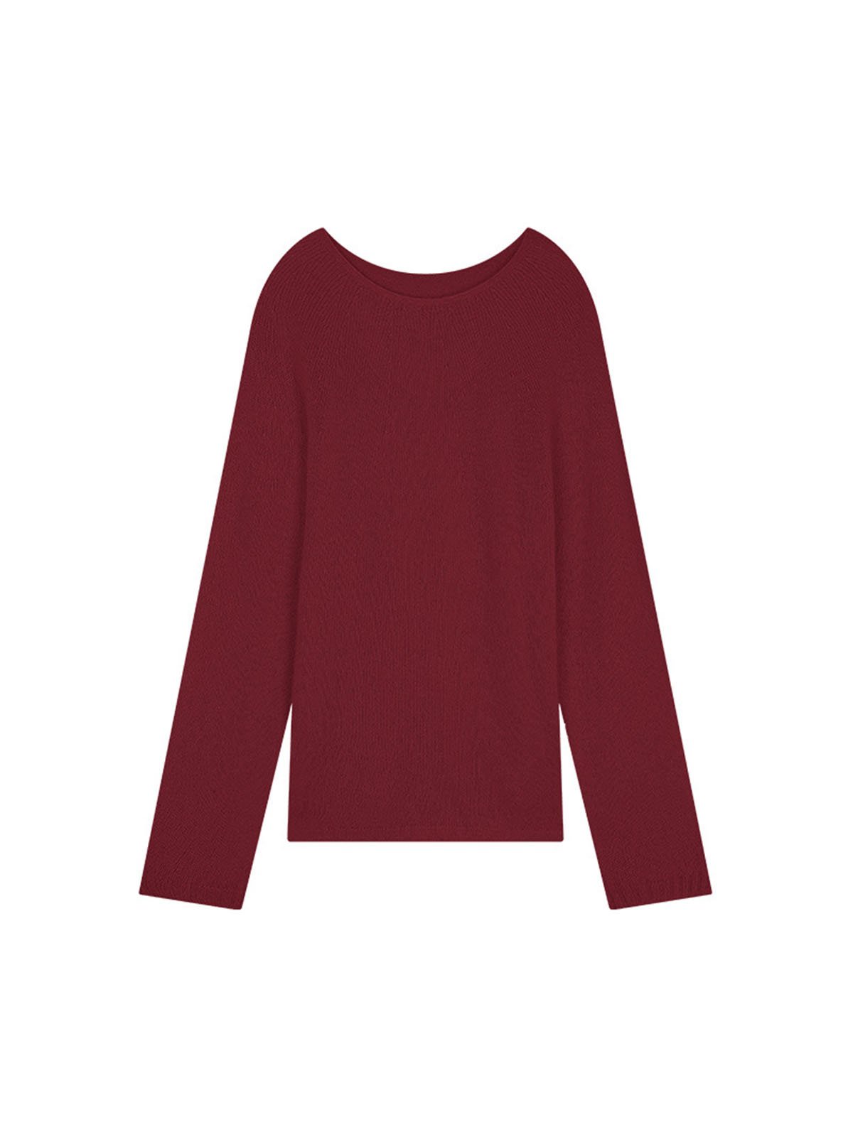 75%Cashmere and 25%Silk Seamless Knitted Sweater 55089 - 图片 4