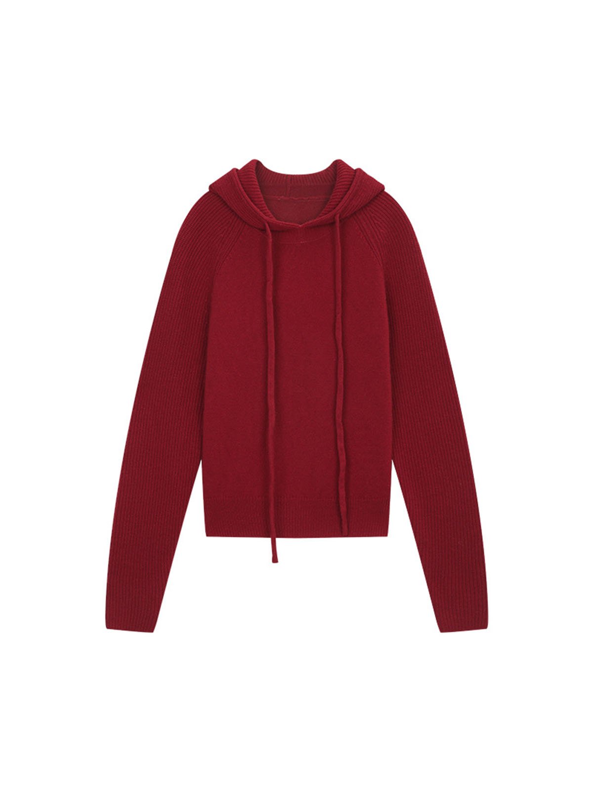 5%Cashmere and 95%Wool Hooded Sweater 54MG58156 - 图片 7