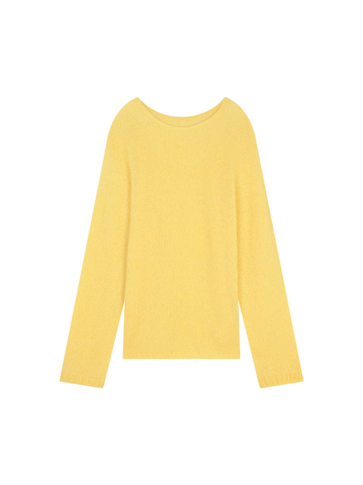 75%Cashmere and 25%Silk Seamless Knitted Sweater 55089 - 图片 5