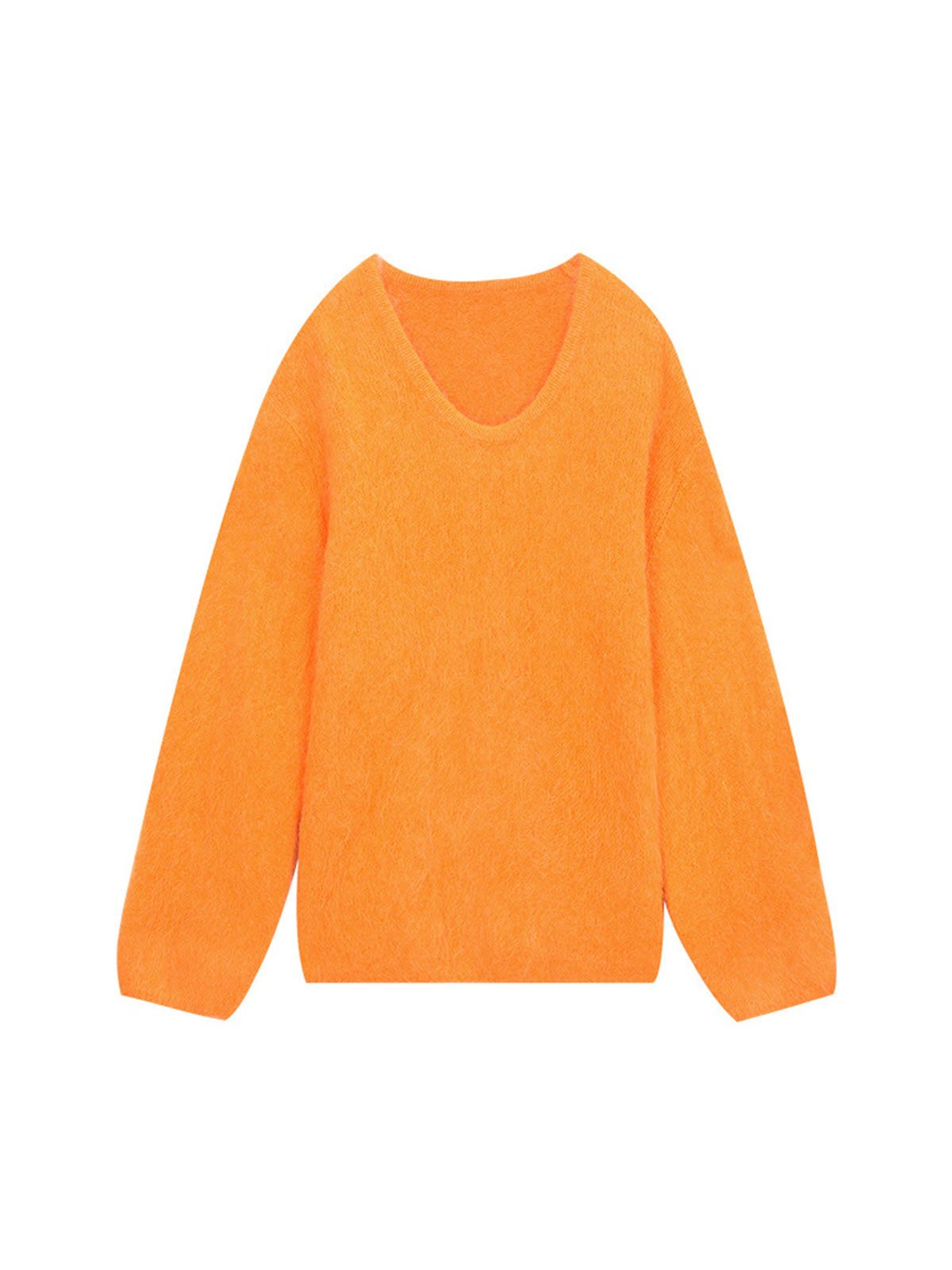 Alpaca Skin-friendly and Warm Knitted Top57853 - 图片 7
