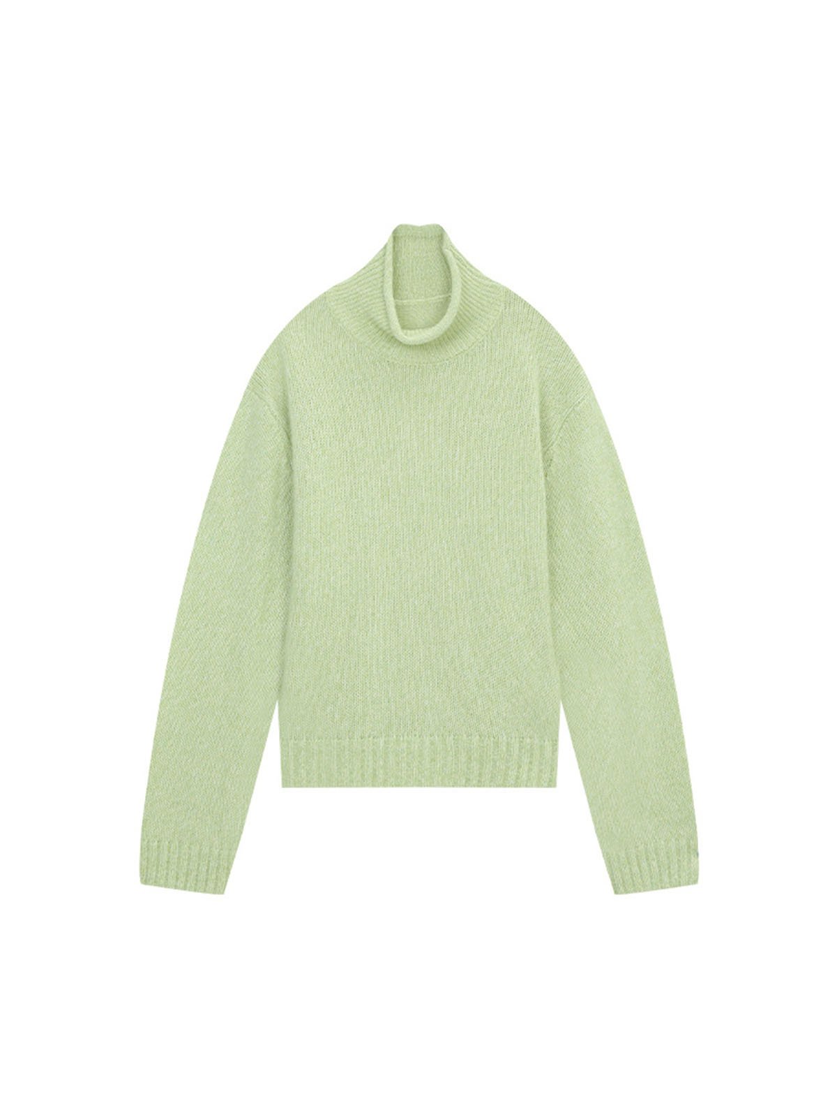 Wool and Tencel Turtleneck Warm Sweater 54ME57855 - 图片 4
