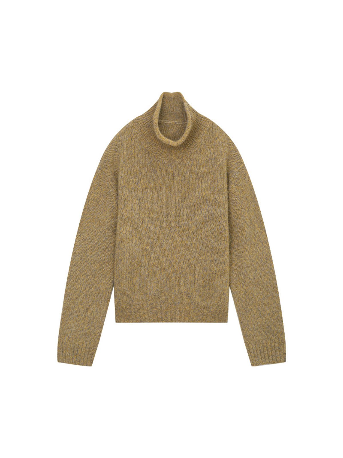 Wool and Tencel Turtleneck Warm Sweater 54ME57855 - 图片 3