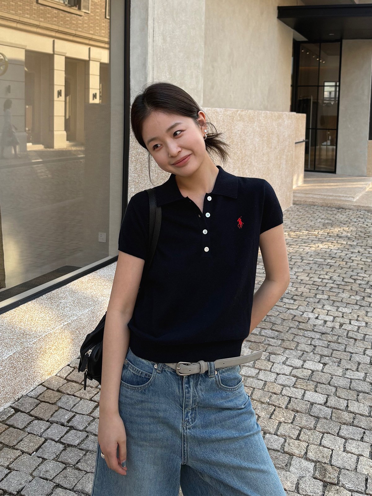 100%Wool Knit Short-sleeve in Summer 26444