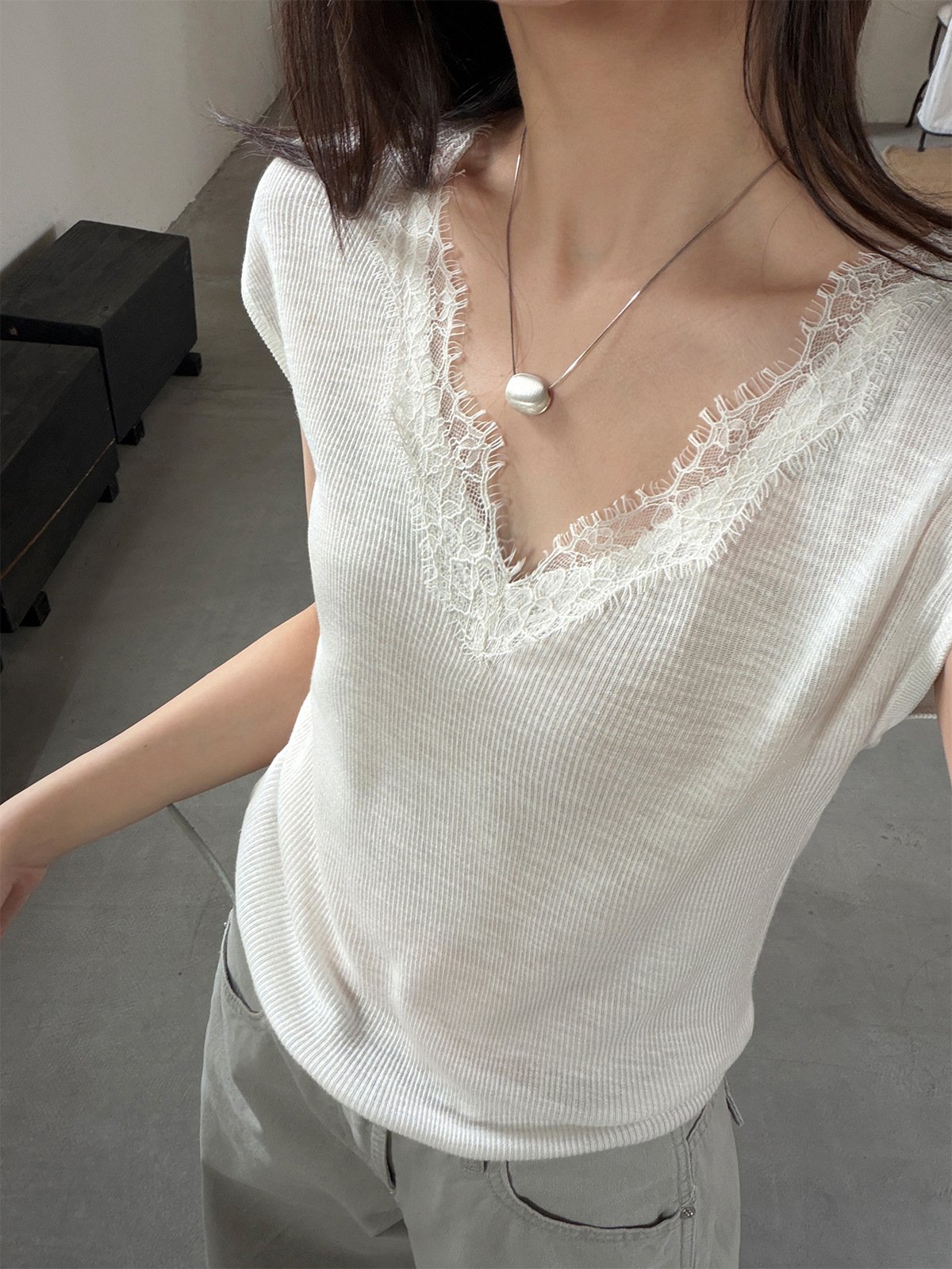 Cool Knit Short-sleeve in Summer 26652 - 图片 4