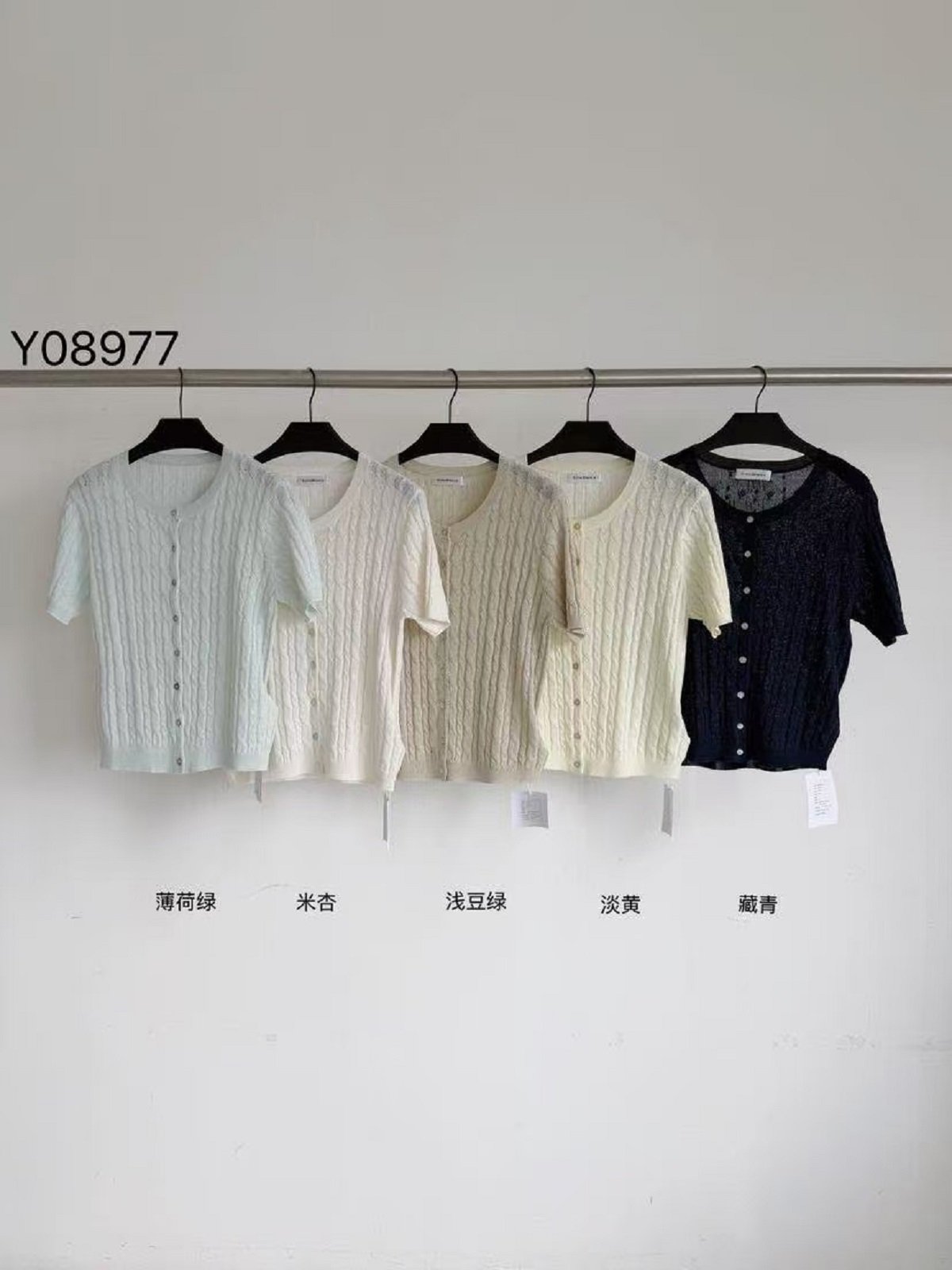 Short-Sleeve Knitwear Y08977 - 图片 2
